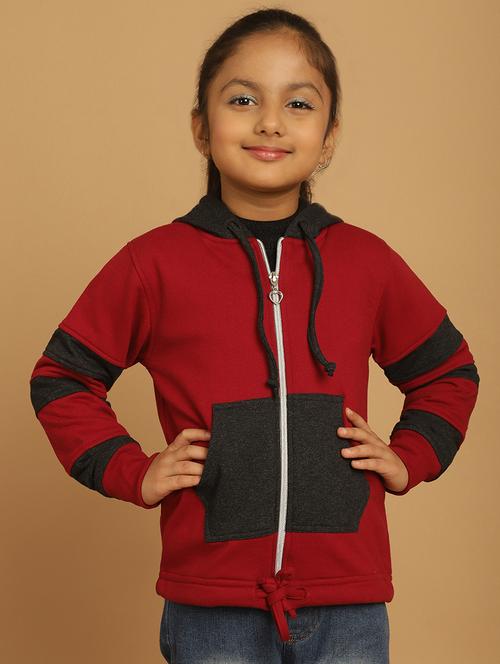 girls color block long sleeve sweatshirt - 21731959 - Very Small Image - 1