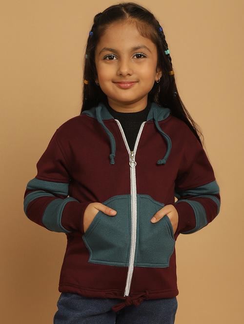 girls color block long sleeve sweatshirt - 21731960 - Very Small Image - 1