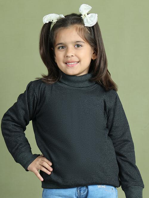 girls solid long sleeve sweatshirt - 21731975 - Very Small Image - 1