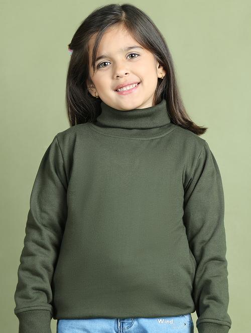 girls solid long sleeve sweatshirt - 21731977 - Very Small Image - 1