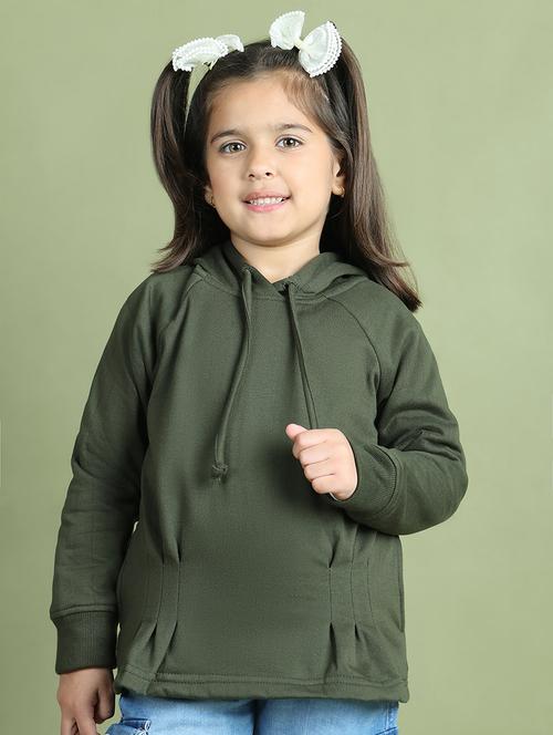 girls solid long sleeve sweatshirt - 21731980 - Very Small Image - 1