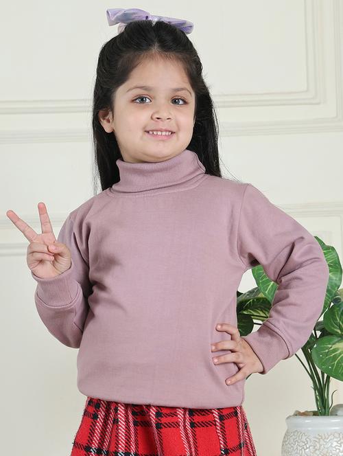 girls solid long sleeve sweatshirt - 21731986 - Very Small Image - 1