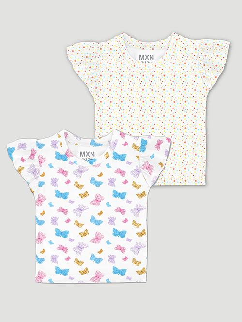 girls pack of 2 printed regular tee - 21732282 - Very Small Image - 1