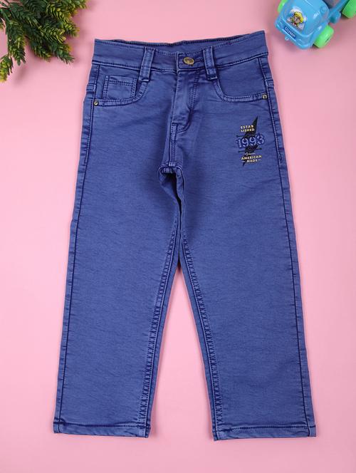 boys solid mid rise slim fit jean - 21733465 - Very Small Image - 1