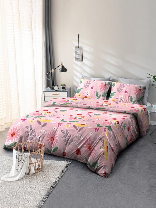 printed designer king bedsheet 2.5 x 2.3 m (lentgh x width) double queen - 21733704 - Very Small Image - 1