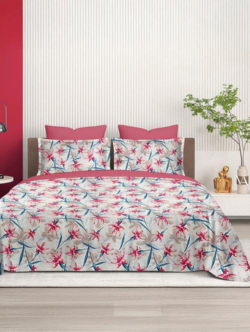 144 tc cotton blend super soft king size bedsheet | every day use super king size bedsheets - 21733715 - Very Small Image - 1