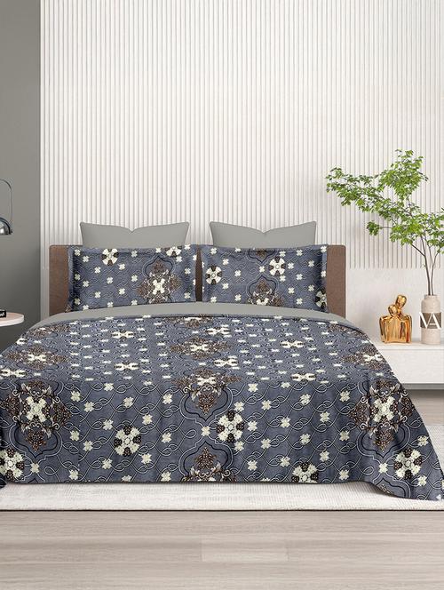 144 tc cotton blend super soft king size bedsheet | every day use super king size bedsheets - 21733717 - Very Small Image - 1