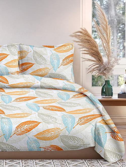 144 tc cotton blend super soft king size bedsheet | every day use super king size bedsheets - 21733720 - Very Small Image - 1