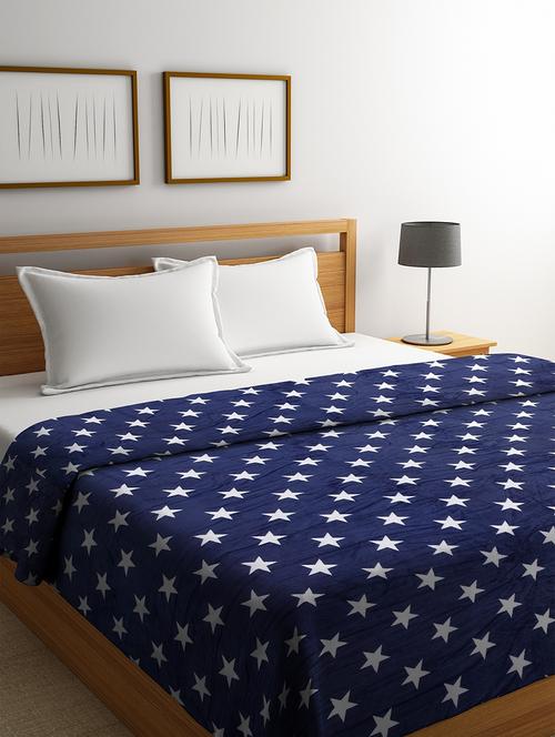 microfibre mild winter printed comforter blanket light weight - 21733727 - Very Small Image - 1