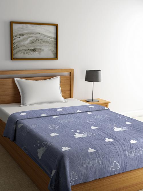 microfibre mild winter abstract printed comforter blanket light weight - 21733736 - Very Small Image - 1