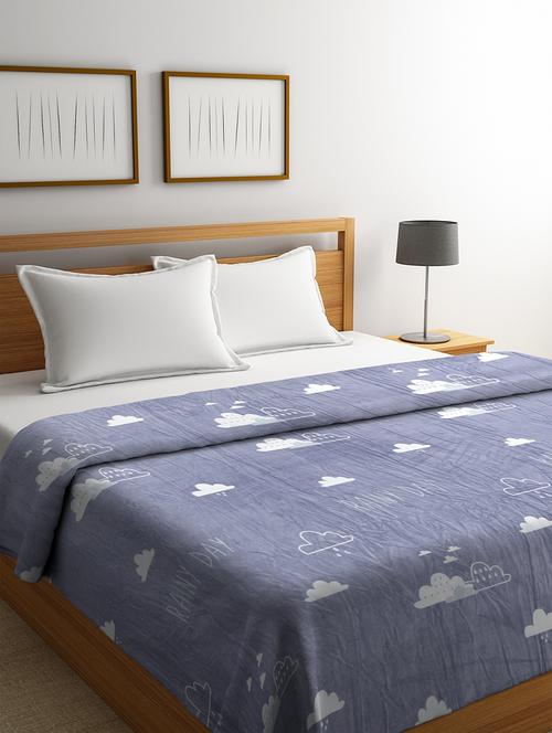 microfibre mild winter printed comforter blanket light weight - 21733743 - Very Small Image - 1