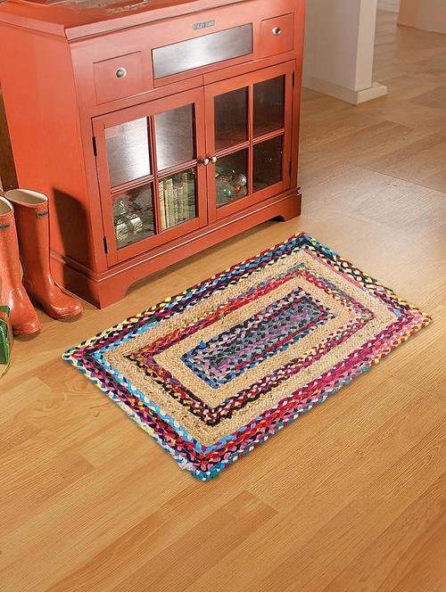braided reversible rug for living room bedroom - 21733758 - Very Small Image - 1