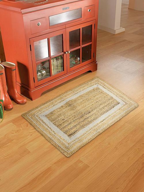 jute rug - braided reversible rug for living room bedroom - 21733764 - Very Small Image - 1