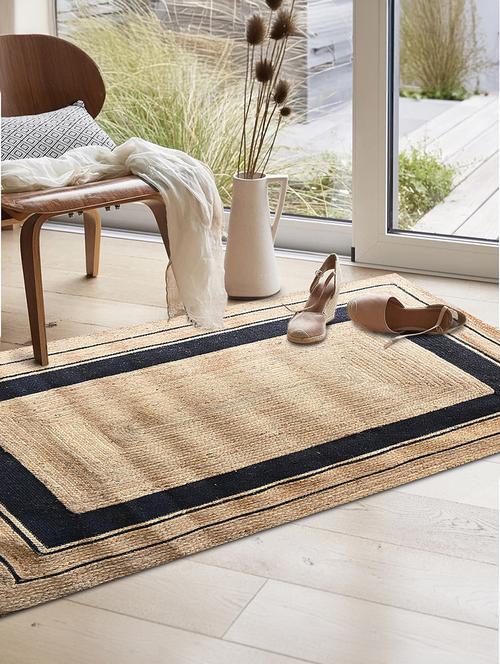 jute rug - braided reversible rug for living room bedroom - 21733777 - Very Small Image - 1