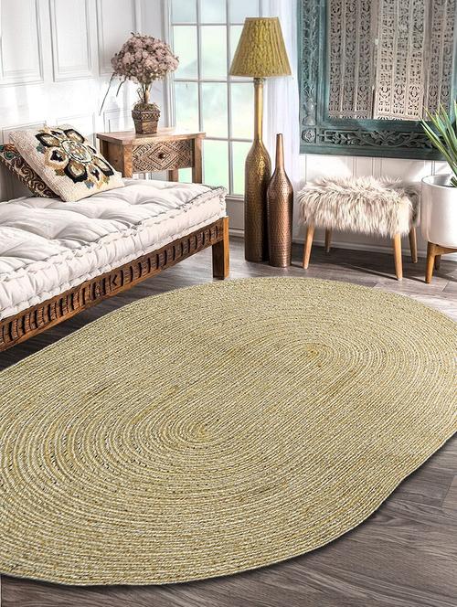 jute rug - braided reversible rug for living room bedroom - 21733788 - Very Small Image - 1