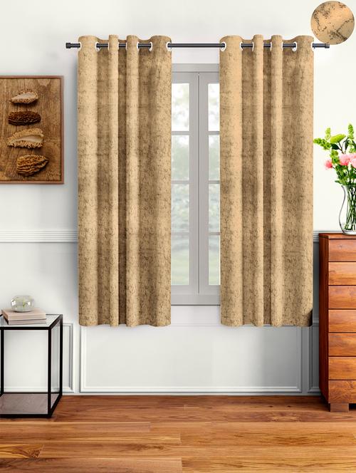 velvet window curtain pack of 2 - 21733821 - Very Small Image - 1
