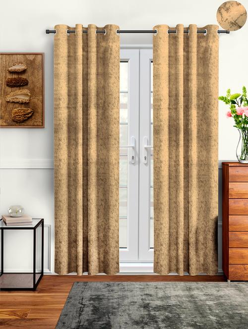 velvet door curtain pack of 2 - 21733822 - Very Small Image - 1