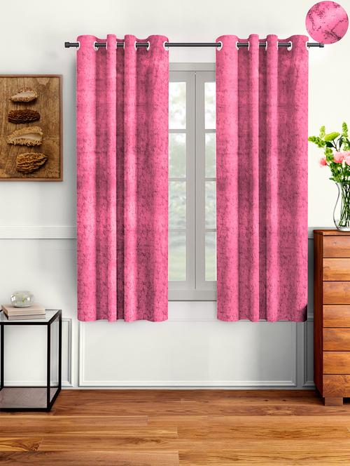 velvet window curtain pack of 2 - 21733824 - Very Small Image - 1
