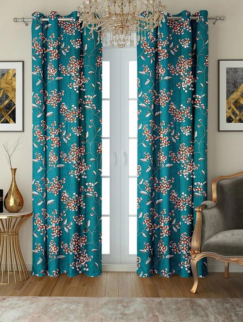 stylish and attractive eyelet curtains - set of 2 - 21733849 - Very Small Image - 1