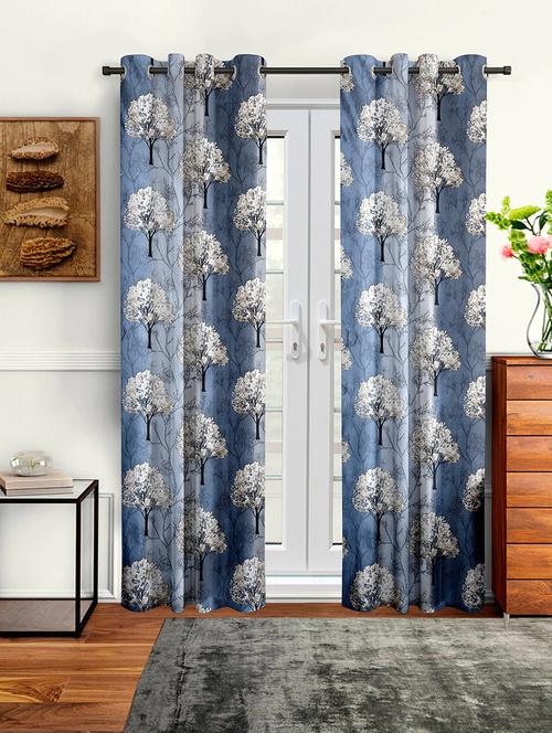 stylish and attractive printed curtains - set of 2 - 21733891 - Very Small Image - 1