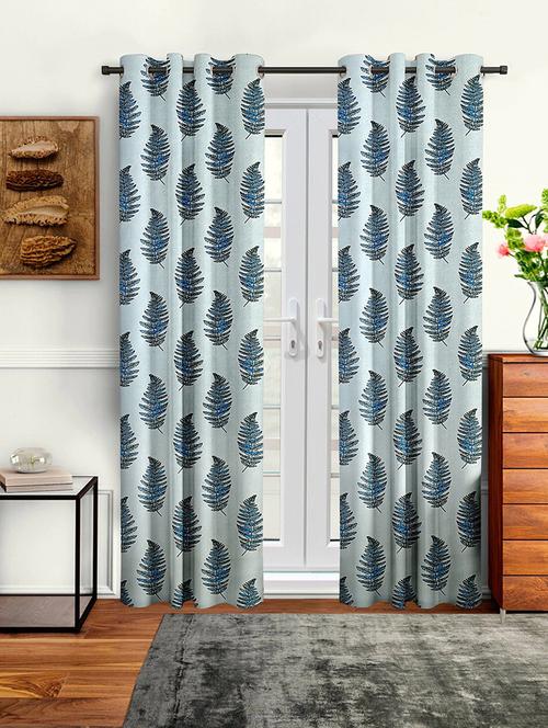 stylish and attractive printed curtains - set of 2 - 21733899 - Very Small Image - 1