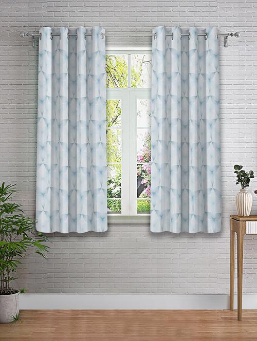 stylish and attractive printed curtains - set of 2 - 21733958 - Very Small Image - 1