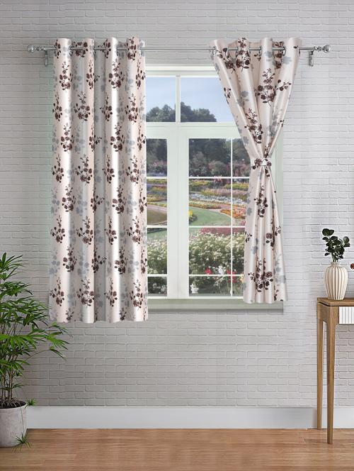 stylish and attractive printed curtains - set of 2 - 21733987 - Very Small Image - 1