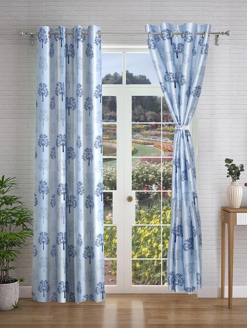 stylish and attractive printed curtains - set of 2 - 21733994 - Very Small Image - 1