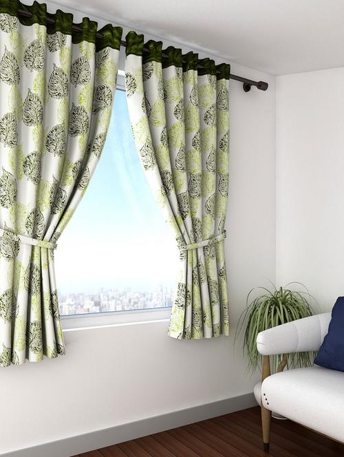stylish and attractive printed curtains - set of 2 - 21734028 - Very Small Image - 1