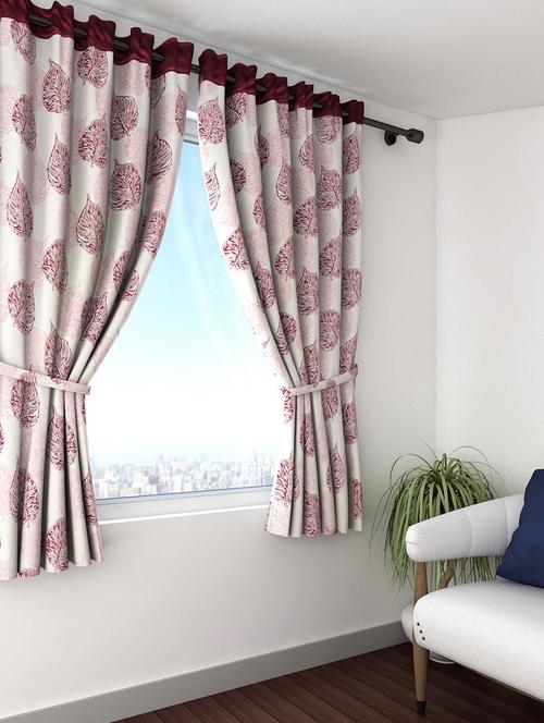 stylish and attractive printed curtains - set of 2 - 21734039 - Very Small Image - 1