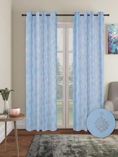 stylish and attractive eyelet curtains  - 21734074 - Very Small Image - 1