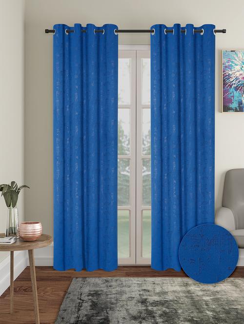 stylish and attractive self design curtains pack of 2 - 21734137 - Very Small Image - 1
