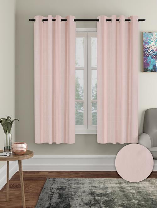 stylish and attractive solid curtains pack of 2 - 21734163 - Very Small Image - 1