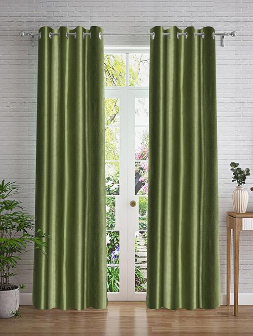stylish and attractive self design curtains - set of 2 - 21734291 - Very Small Image - 1
