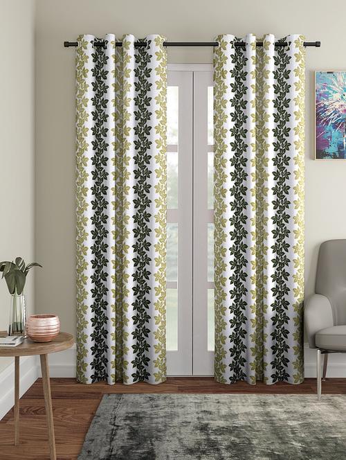 stylish and attractive printed curtains - set of 4 - 21734454 - Very Small Image - 1