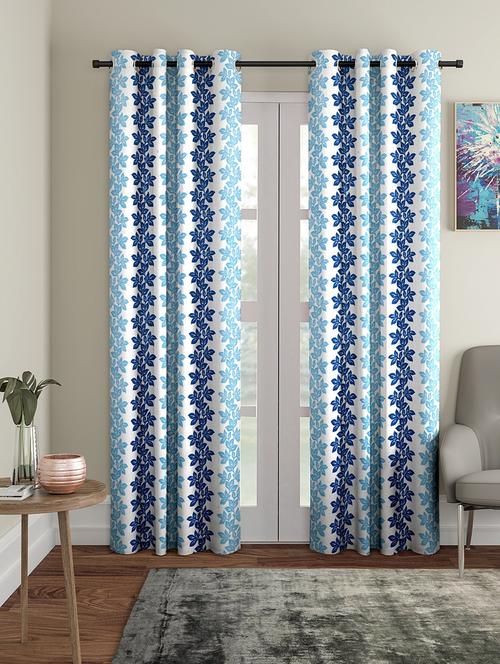 stylish and attractive printed curtains - set of 4 - 21734457 - Very Small Image - 1