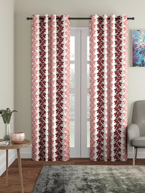 stylish and attractive printed curtains - set of 4 - 21734461 - Very Small Image - 1