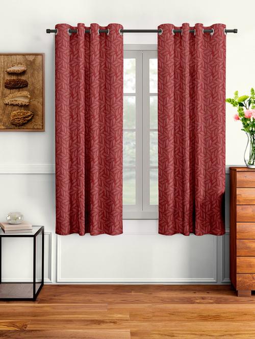 stylish and attractive printed curtains - set of 2 - 21734548 - Very Small Image - 1