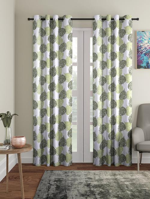 stylish and attractive printed curtains - set of 2 - 21734579 - Very Small Image - 1