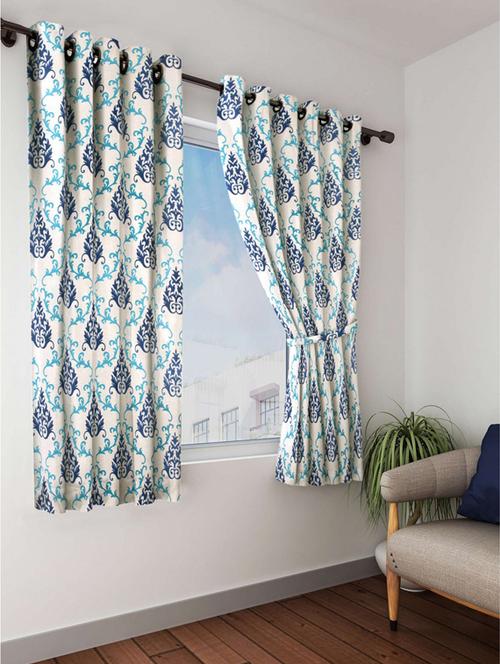 stylish and attractive printed curtains - set of 2 - 21734602 - Very Small Image - 1
