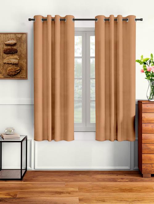 stylish and attractive self designed curtains - set of 2 - 21734683 - Very Small Image - 1