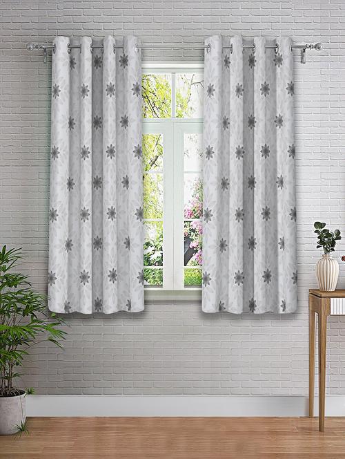 stylish and attractive printed curtains - set of 2 - 21734798 - Very Small Image - 1