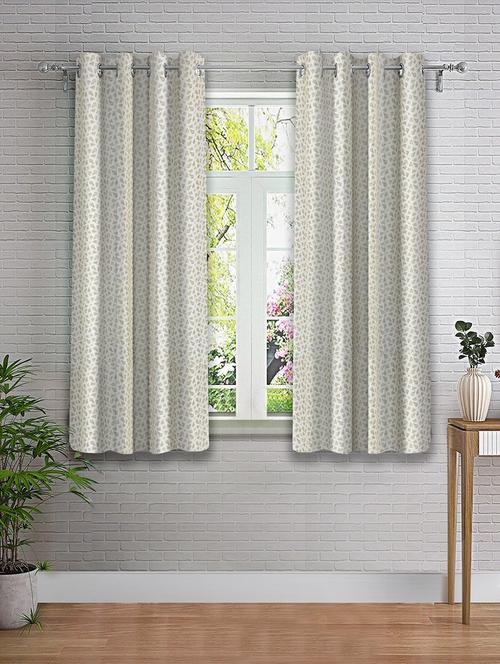 stylish and attractive printed curtains - set of 2 - 21734802 - Very Small Image - 1