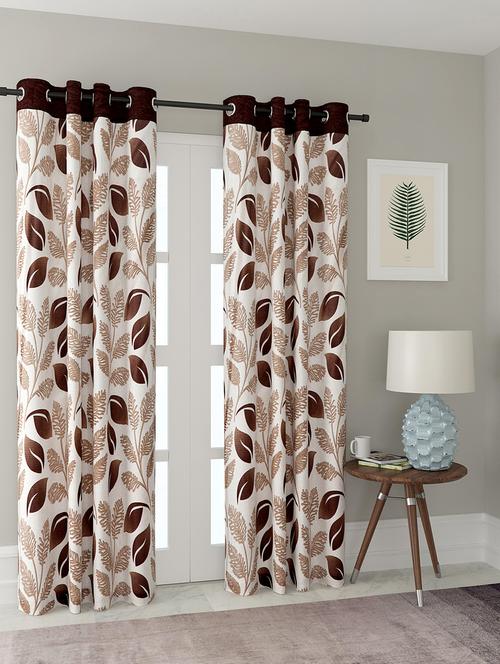 stylish and attractive printed curtains - set of 3 - 21734859 - Very Small Image - 1