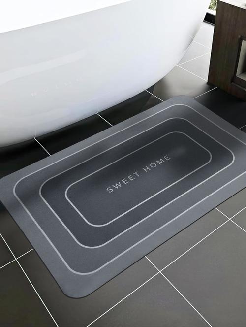 silicon floor mat, bath mat, doormat, bathroom carpet, cushion mat super absorbent soft carpet - 21735141 - Very Small Image - 1