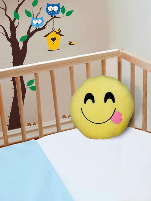 cortina smiley decorative cushion pack of 1 (yellow) - 21735169 - Very Small Image - 1