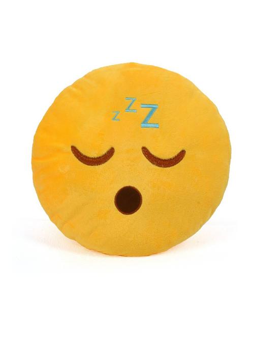 cortina smiley decorative cushion pack of 1 (yellow) - 21735175 - Very Small Image - 1