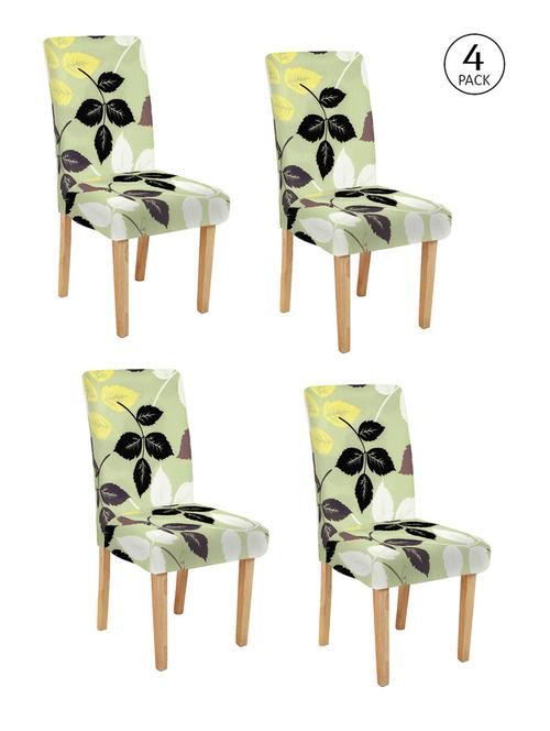 printed stretchable soft elastic dining chair covers - 21735314 - Very Small Image - 1