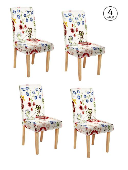 printed stretchable soft elastic dining chair covers - 21735505 - Very Small Image - 1