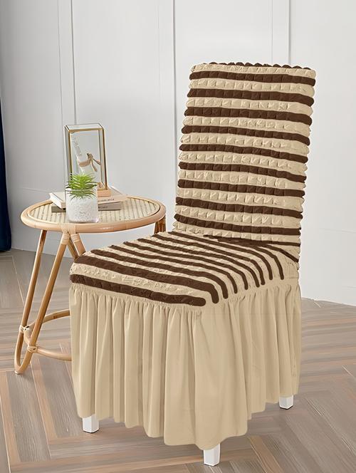 printed stretchable soft elastic dining chair covers - 21736630 - Very Small Image - 1